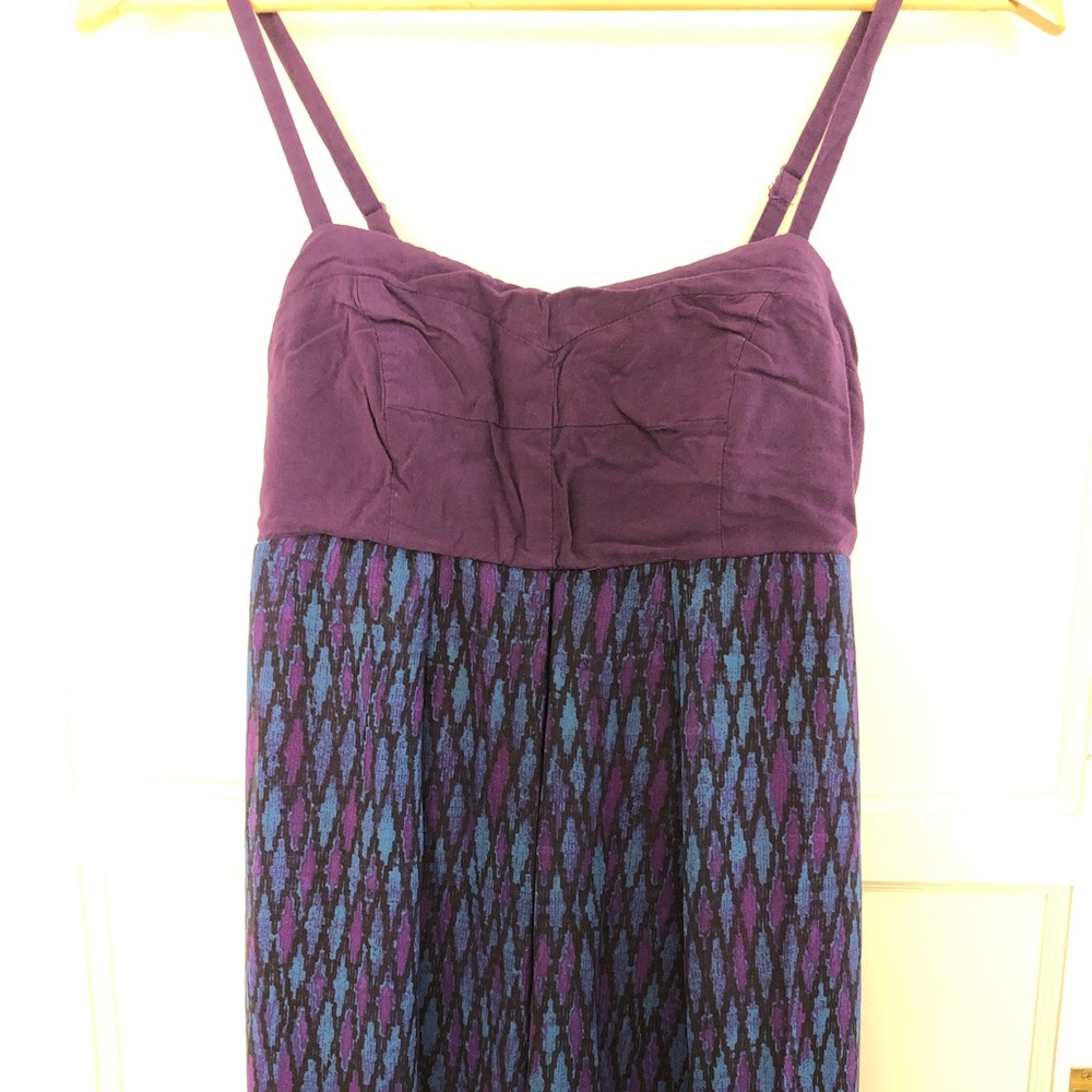 Maxi purple dress
